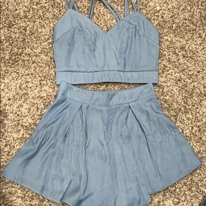 Two piece short set